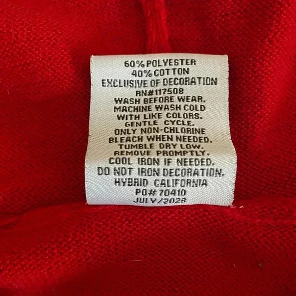 Holiday Dress XL (Girls) long Sleeve Red Gold Nutcracker Sweater Dresss 2023 - Picture 6 of 8